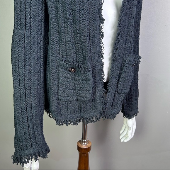 J Crew cardigan sweater small brass buttons capsule old money coastal grandma - Picture 6 of 11